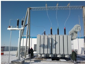 保定伊诺尔电气与新疆特变电工变压器厂成功合作间隙保护装置目前顺利通电运行